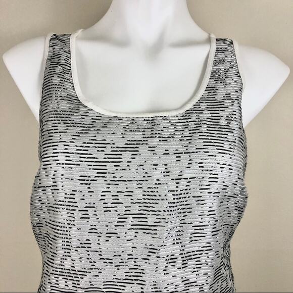 The Limited white black tank top size medium - Picture 2 of 5